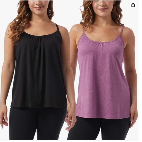 32 Degrees Cool Womens 2-Pack Lightweight Top Cami - Picture 1 of 3